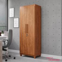 Ármario Multiuso Master 175cm Mdf C/ Chave E Rodizios Cor:cinamomo Cinamomo Ármario Multiuso Master 175cm Mdf C/ Chave E Rodizios Cor:cinamomo Cinamomo