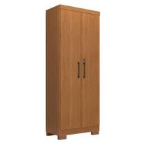 Armário Multiuso Max Plus 2 Portas 4 Prateleiras 60,9cm Amadeirado Zanzini Móveis Armário Multiuso Max Plus 2 Portas 4 Prateleiras 60,9cm Amadeirado Zanzini Móveis