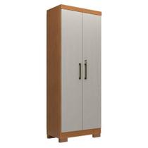 Armário Multiuso Max Plus 2 Portas 4 Prateleiras 60,9cm Cinamomo Areia Fosco Zanzini Móveis Armário Multiuso Max Plus 2 Portas 4 Prateleiras 60,9cm Cinamomo Areia Fosco Zanzini Móveis