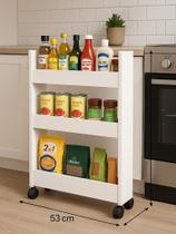 Armário Multiuso MDF 80 cm/Repartições Organizador Lavanderia Cozinha