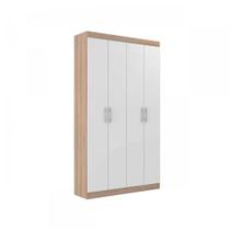 Armário Multiuso Milão 4 Portas E 8 Prateleiras - Demolição - Branco Demolição - Branco