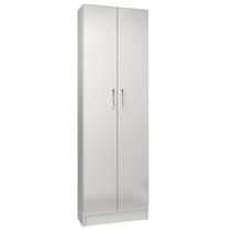 Armário Multiuso Milão com 2 Portas e 4 Prateleiras Evidencia Cor Branco Armário Multiuso Milão com 2 Portas e 4 Prateleiras Evidencia Cor Branco