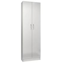 Armário Multiuso Milão com 2 Portas e 4 Prateleiras Evidencia Cor Branco