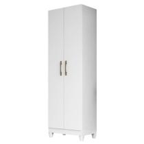 Armario Multiuso New Iris 2 Portas 181x55 Cm Branco Armario Multiuso New Iris 2 Portas 181x55 Cm Branco