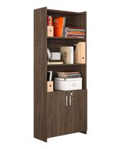 Armário Multiuso Ordo Nogal - MoveisAqui Armário Multiuso Ordo Nogal - MoveisAqui