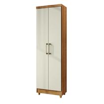 Armário Multiuso Organizador Cedro e Areia Anna 2 portas - Rud Rack