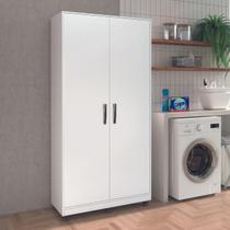 Armario Multiuso Organizador Clean 2 portas 100% MDF Branco