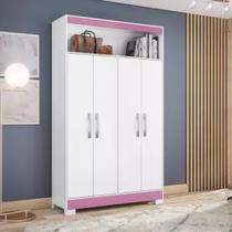 Armário Multiuso Organizador com Nicho 1,10m 4 Portas Bruna NT 4030 Notável - NOTAVEL