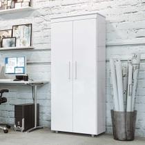 Armário Multiuso Organizador Office com Gaveta 2 Portas 1 Gaveta interna Advantage Branco Batrol