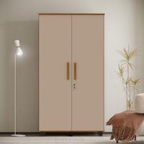 Armario Multiuso Ouro Amplo e Resistente Ideal para Lavanderia Alimentos e Ultilidades Amêndoa / Fen