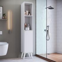 Armário Multiuso para Banheiro com 1 Porta 4 Prateleira Armário Multiuso para Banheiro com 1 Porta 4 Prateleira