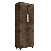 Armário Multiuso Para Quarto 2 Portas 5 Prateleiras Saara