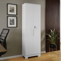 Armário Multiuso Prisma 2 Portas 100% Mdf Branco - Rio Doce