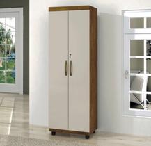 Armário Multiuso Roma 2 portas, 5 prateleiras e tranca com chaves - Benetil Armário Multiuso Roma 2 portas, 5 prateleiras e tranca com chaves - Benetil