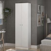 Armário Multiuso Sapateira 2 Porta 5 Prateleiras Ibiza Branco