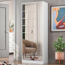 Armário multiuso Sapateira 2 Portas Com espelho e 1 Gaveta Austin Armário multiuso Sapateira 2 Portas Com espelho e 1 Gaveta Austin