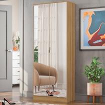 Armário multiuso Sapateira 2 Portas Com espelho e 1 Gaveta Grife