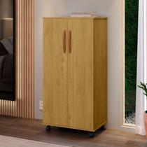 Armário Multiuso Sapateira 2 portas Lavanderia Nalu Cor Madeirado - MJM Casa dos Moveis