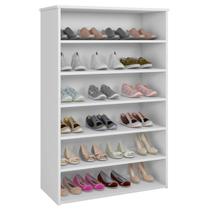 Armario Multiuso Sapateira 5 Prateleiras Lais Branco REAJL Armario Multiuso Sapateira 5 Prateleiras Lais Branco REAJL