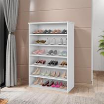 Armario Multiuso Sapateira 5 Prateleiras Lais Branco Reajl Armario Multiuso Sapateira 5 Prateleiras Lais Branco Reajl