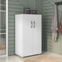 Armário Multiuso Sapateira Organizadora 2 Portas Rosana Branco- Mabe Magazine