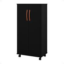Armário Multiuso Sapateira Quarto Com Rodinhas Naiara Cor - Preto - MJM Casa dos Móveis Armário Multiuso Sapateira Quarto Com Rodinhas Naiara Cor - Preto - MJM Casa dos Móveis