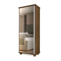 Armário Multiuso Splendore 1 Porta com Espelho Malbec - Bela Móveis