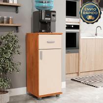 Armário Multiuso Suporte Balcão para Bebedouro Anna Cedro Com Off Armário Multiuso Suporte Balcão para Bebedouro Anna Cedro Com Off