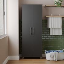 Armário Multiuso Suporte Vassouras Organizador Roma Yescasa