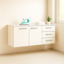 Armário Multiuso Suspenso 2 Portas 3 Gavetas Essencial Armário Multiuso Suspenso 2 Portas 3 Gavetas Essencial