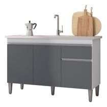 Armário Multiuso Tatiane 120cm C/tampo Ajl Móveis