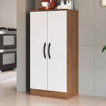 Armário Multiuso Turim 2 Portas Freijo/Branco - Irm Móveis