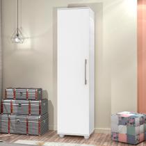 Armário Multiuso Uma Porta Quatro Prateleira Interna Para Lavanderia Sofia - J&A Móveis