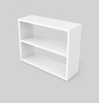 Armário Nicho Suspenso multiuso em MDF com Branco 40x50x15cm (CxAxP)