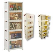 Armario Organizador 5 Andares Dobravel Empilhavel Multiuso Roupa Objetos Acessorio Organizaçao Decoraçao Sala Quarto Banheiro Cozinha Closet Lavanderi