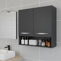 Armário Organizador Aéreo com Nicho Multiuso e 2 Portas Armário Organizador Aéreo com Nicho Multiuso e 2 Portas