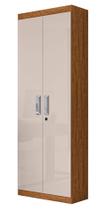 Armário Organizador Delta New Amêndoa com Off White - Lukaliam Móveis Armário Organizador Delta New Amêndoa com Off White - Lukaliam Móveis