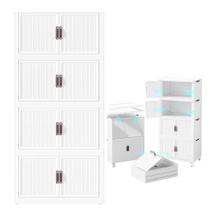 Armário Organizador Dobrável 4 Compartimentos Empilhável