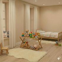 Armário Organizador Infantil brinquedos Livros Tênis portátil Quarto Sala Qualidade Premium