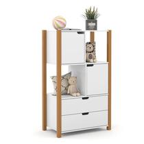 Armário Organizador Kids Liv Branco Soft Freijó - Matic