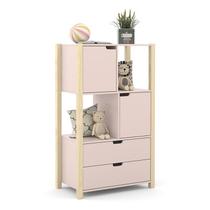 Armário Organizador Kids Liv Rose Natural - Matic Armário Organizador Kids Liv Rose Natural - Matic