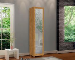 Armário Organizador Multiuso 1 Porta Com Espelho Marry Nature - Rede Móveis