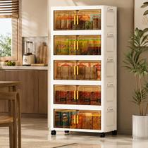 Armário Organizador Multiuso Modular e Dobrável 55 cm com Rodízios 360 e Portas Magnéticas Armário Organizador Multiuso Modular e Dobrável 55 cm com Rodízios 360 e Portas Magnéticas