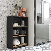 Armário Organizador Multiuso para cozinha 2 prateleiras 3 nichos Star