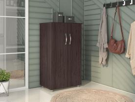 Armário Organizador Multiuso Rosana - CASTANHO - Ajl Móveis