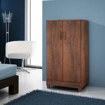 Armário Organizador Multiuso Sapateira Slim 2 Portas Café Armário Organizador Multiuso Sapateira Slim 2 Portas Café