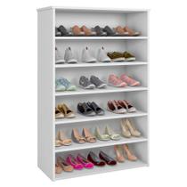 Armário Organizador Sapateira Multiuso Laís 5 Prateleiras Branco - Abmaza Armário Organizador Sapateira Multiuso Laís 5 Prateleiras Branco - Abmaza