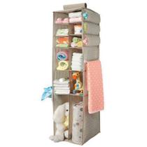 Armário Organizador Vertical Flexível Sapateira 16 Espaços Prateleira Para Toalhas Bolsas E Roupas