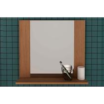 Armário p/ Banheiro BN3610 c/ Espelho cor Amêndoa - Tecno Mobili