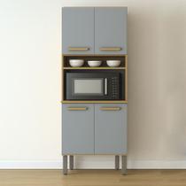 Armário Panaleiro de Cozinha Athenas 4 Portas Espaçoso e Funcional Mobilihouse Armário Panaleiro de Cozinha Athenas 4 Portas Espaçoso e Funcional Mobilihouse